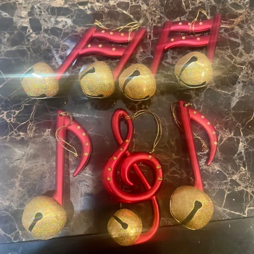 Musical Note Ornament Set!